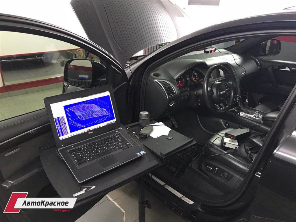 AUDI Q7 3.0 TDI 2009 г.в. — Chip (Stage1) — 7.5 s (0-100 kmh) ZIP CHIP TUNING (Stage 1)